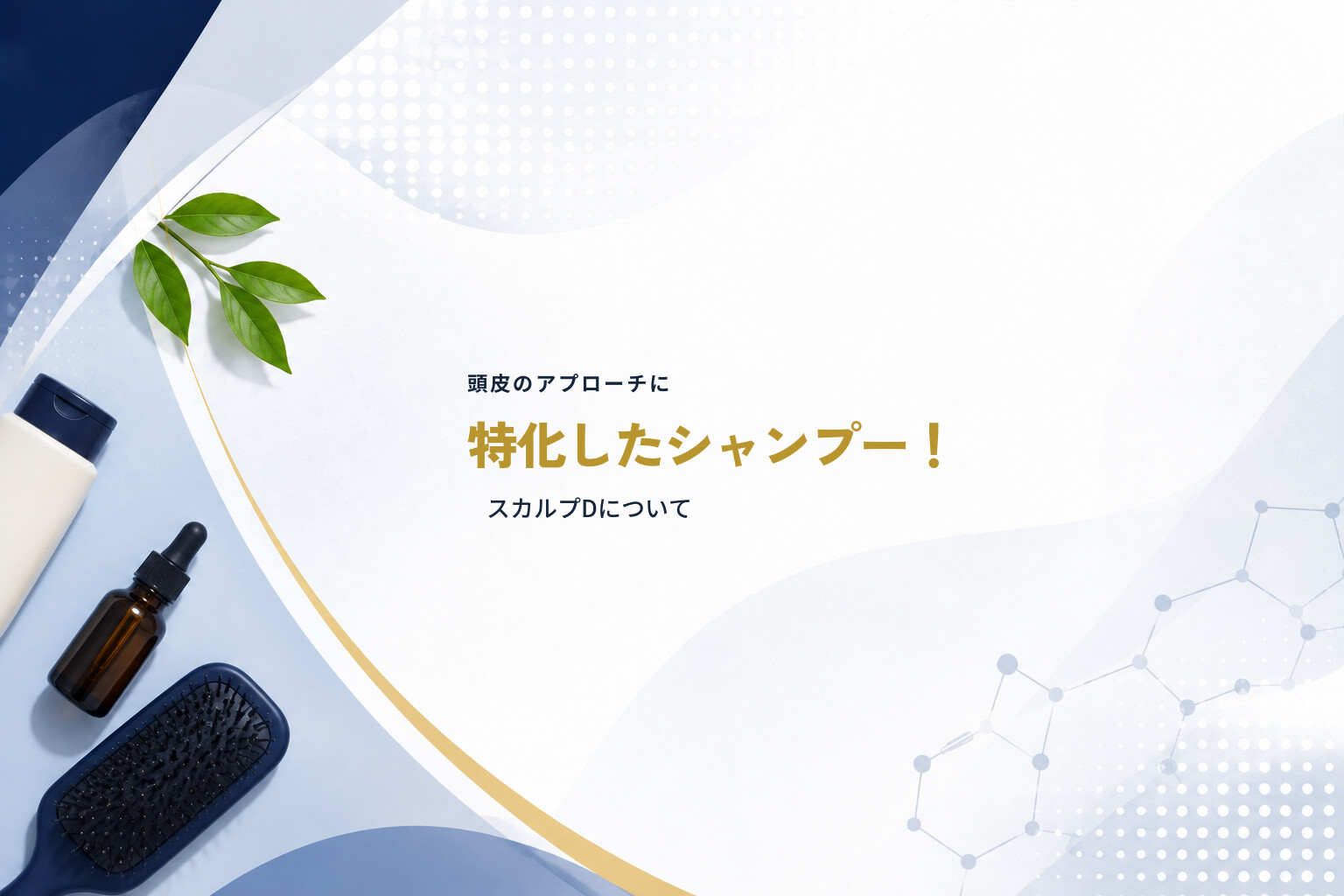 頭皮のアプローチに特化したシャンプー！スカルプDについて