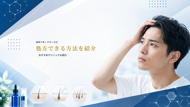 福岡で安くザガーロを処方できる方法を紹介｜おすすめクリニックも紹介