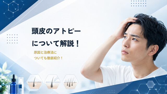 頭皮のアトピーについて解説！原因と治療法についても徹底紹介！