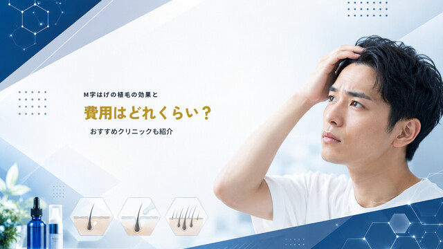M字はげの植毛の効果と費用はどれくらい？おすすめクリニックも紹介